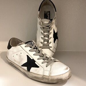 Golden Goose Superstar, Black Glitter